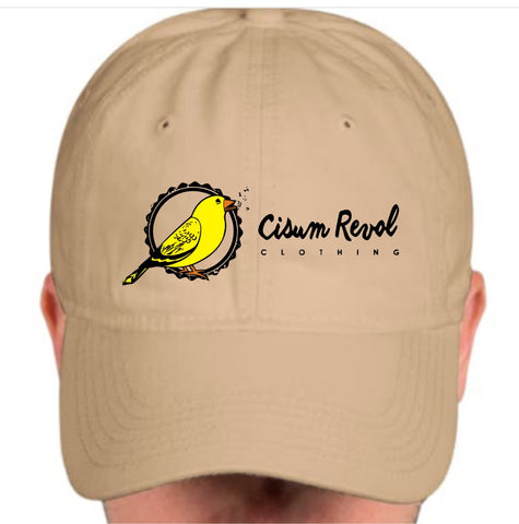 “Canary Collection” Black, Yellow & Orange Dad Hat