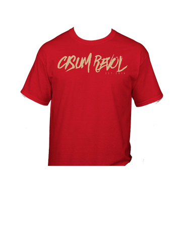 Cisum Revol "49ers" Red Short SLEEVE SHIRT w/ Khaki print